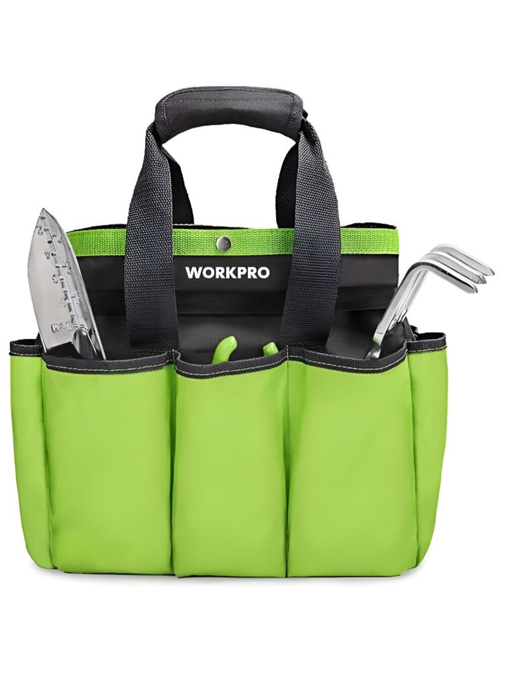 Garden Tool Bag, 8 Pockets Gardening Bag, Heavy Duty Oxford Garden Tote Bag